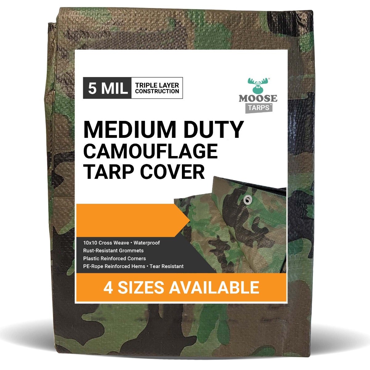 Buy Water Resistant Camo Poly Tarp for Sale