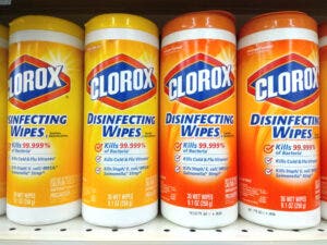 Use disinfecting wipes while cleaning your bounce houses and party tents