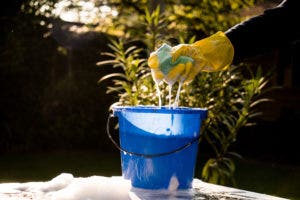 Make your own bounce house cleaner at home, rather than spending a fortune on expensive vinyl cleaners