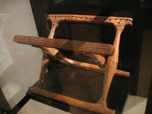 Ancient Nordic folding chair