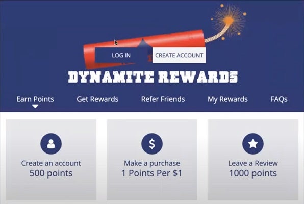 Don’t Forget to Use Your TNT Dynamite Rewards Points!