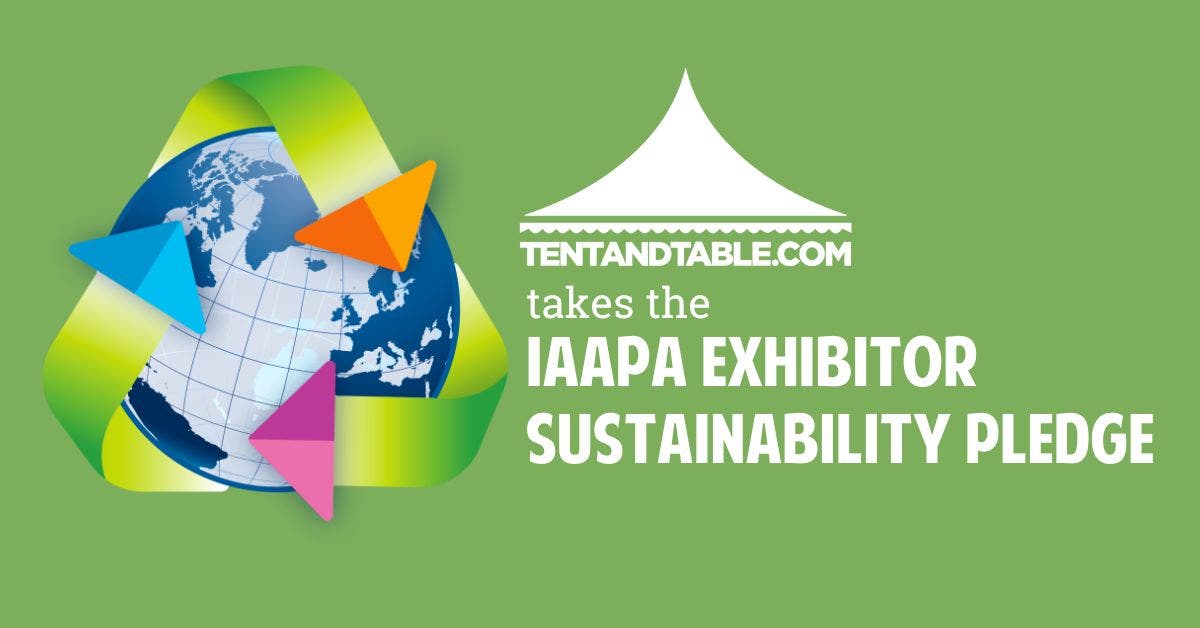 Tent and Table Takes IAAPA Expo Exhibitor Sustainability Pledge