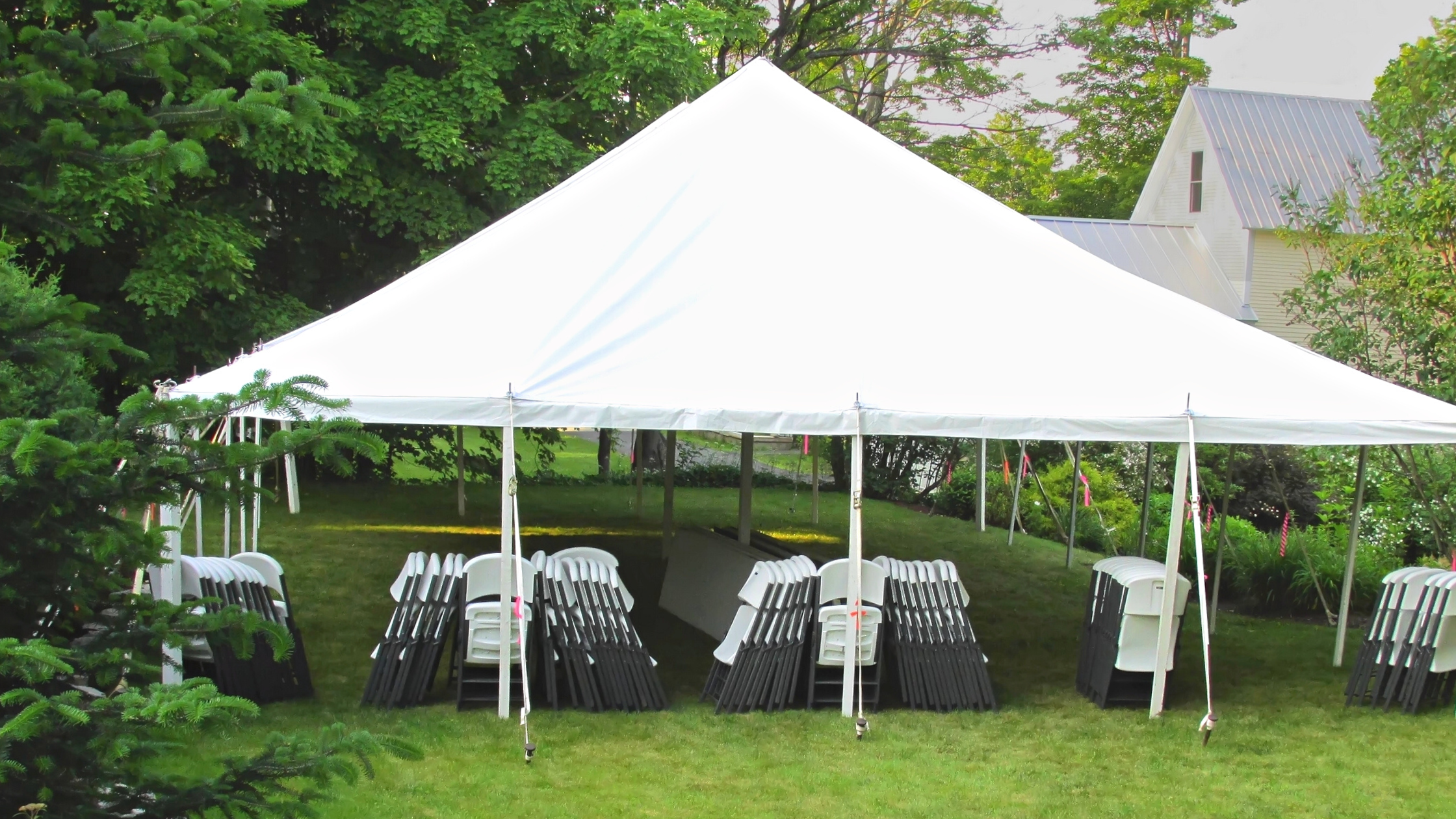 How to Set Up a Party Tent on Concrete, Cement, and Other Hard Surfaces