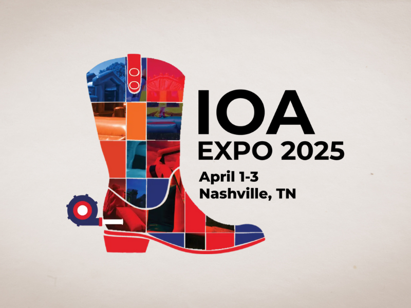 Bounce House Operators and Party Rental Pros: Level Up Your Business at the IOA Inflatable Amusement Expo & Safety Conference 2025 with Tent and Table!