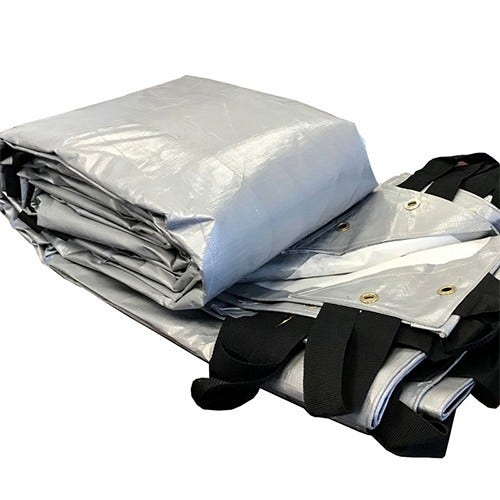 Buy Silver Waterproof Heavy Duty Hay Tarps for Sale